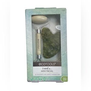 EcoTools‎ Jade Roller Gua Sha Stone Mini Facial Kit New Original Packaging